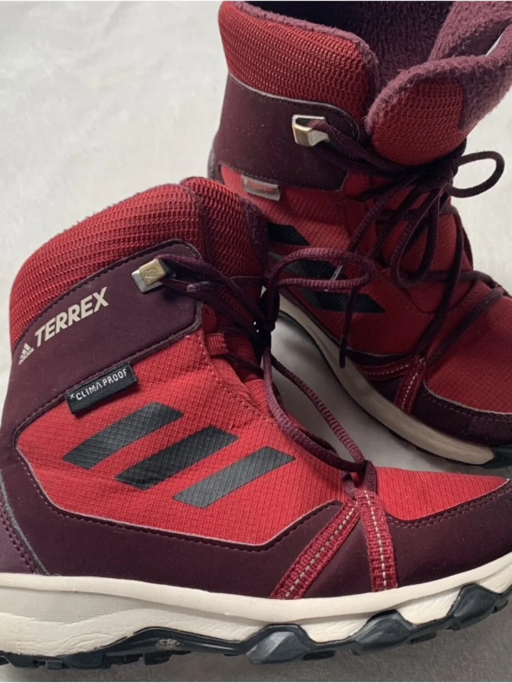 Adidas Kids Terrex Snow Waterproof Boots Size 12